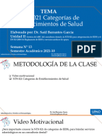 s13 - PPT - NTS - 021 - Categorías de Establecimientos de Salud