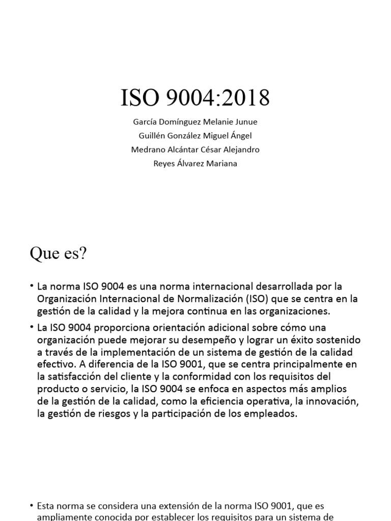 Mejora Continua con ISO 9004:2018 | PDF