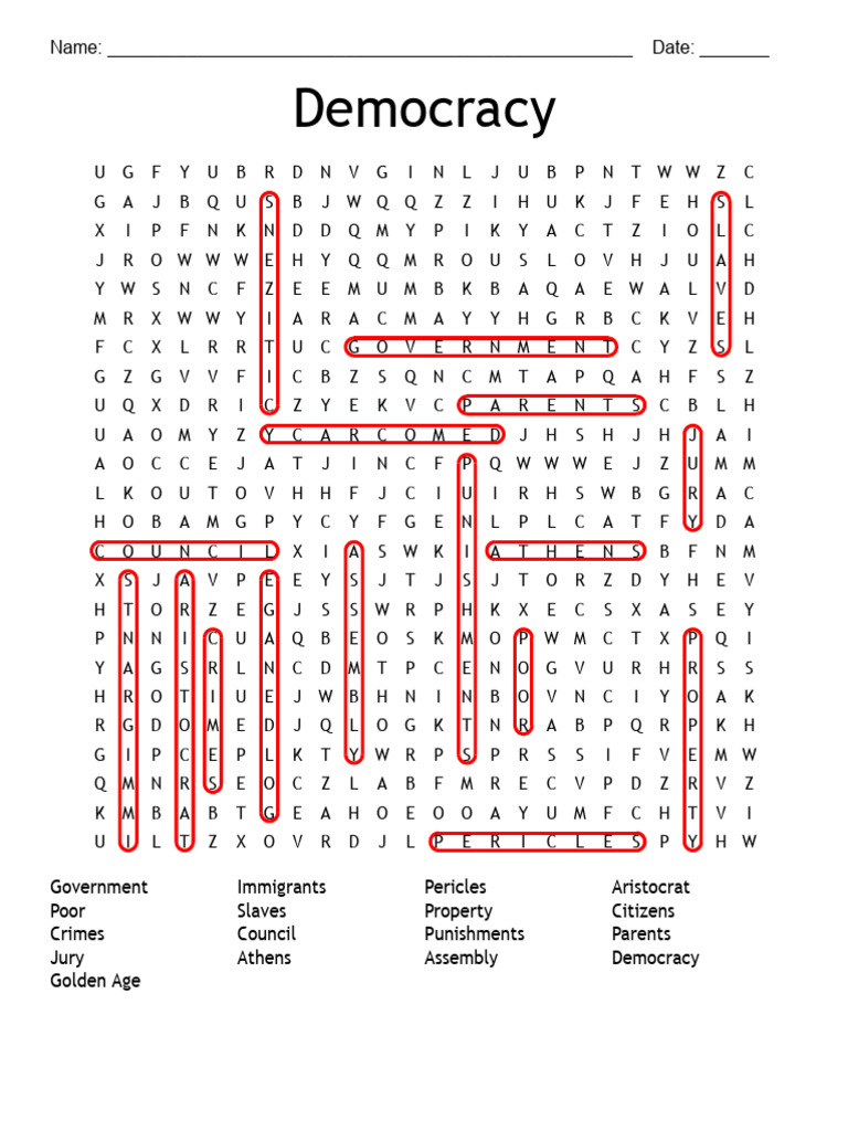 Democracy_answer_key PDF