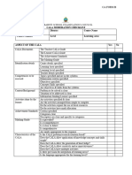 Cala Moderation Checklist