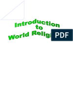 6 Introduction To World Religions Information Booklet