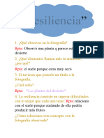 "Resiliencia: Rpta