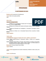 VIII Congreso de Estudios Sobre Peronismo - PROGRAMA