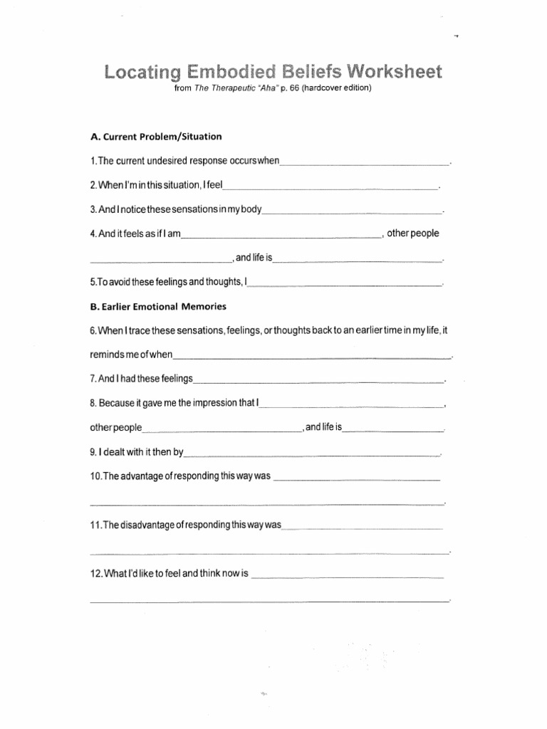 Locating Embodied Beliefs | PDF