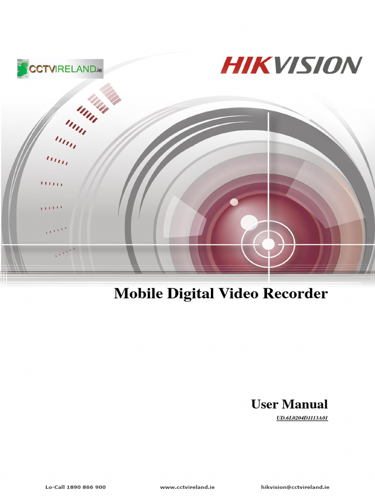 Mobile Digital Video Recorder User Manual PDF