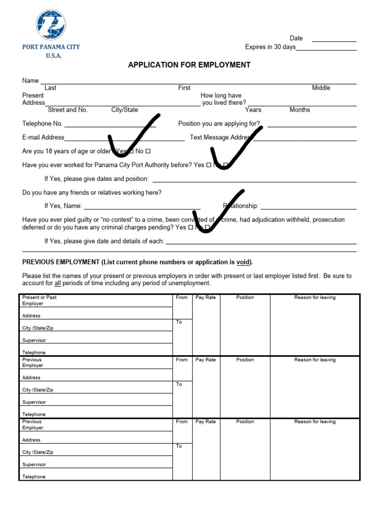 Employee application 2 pdf