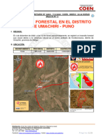 Reporte Complementario #10653 7dic2022 Incendio Forestal en El Distrito de Umachiri Puno 1