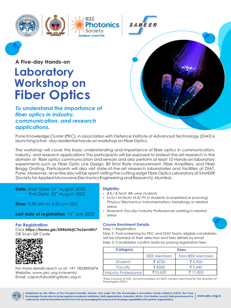 PKC DIAT Fiber Optics Course 080723 PDF