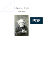 Mikhail Bakunin A Igreja e o Estado