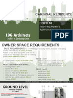 Caringal Residence Schematic Design Draft For Discussion