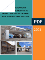 13585 Plan de Prevencion y Reduccion de Riesgo de Desastres Del Distrito de San Juan Bautista 2021 2024