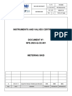 NFE 2923 Q CE 001 - A Instruments and Valves Certificates