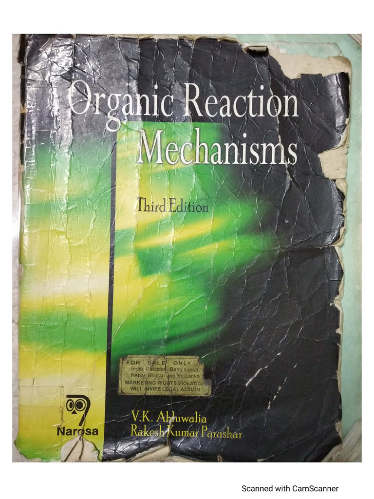 REACTION MECHANISM IN ORGANIC CHEMISTRY BY MUKHERJEE AND SINGH PDF visual data 7