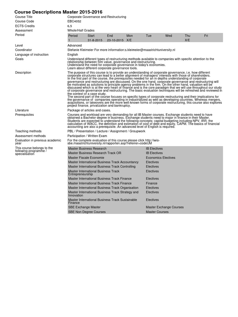 Course Description | PDF