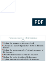 Lecture 10 Fundamentals of Life Insurance