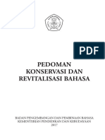 Pedoman Konservasi Dan Revitalisasi Bahasa