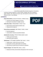 Agyekumwaa CV PDF