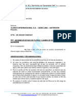 Representaciones JG - Informe de Estado de Filtros Nutricion - Lima