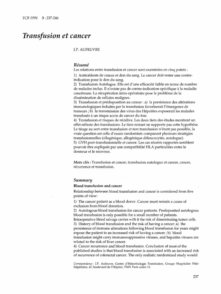 Lupus Et Cancer