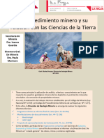 El Procedimiento Minero y Su Relación Con Las Ciencias de La Tierra