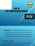 II - Las Organizaciones
