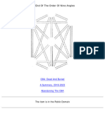 End of The Order of Nine Angles