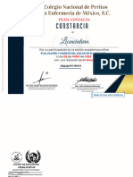 Certificate for Licenciatura for EVALUACIN Y MANEJO DEL DOL___-1