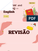 Reading and Grammar Class - 3º Ano