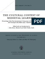 The Cultural Context of Medieval Learning (1975)