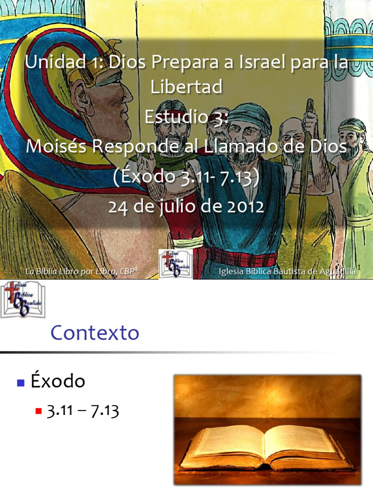 3 Moises Responde Al Llamado de Dios | PDF