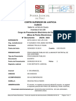 Cusco Corte Superior de Justicia: Cargo de Presentación Electrónica de Documento (Mesa de Partes Electrónica) 29238