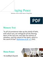 Waging Peace