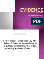 Rules On Evidence - 2022