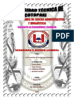 PDF Prevencion de Accidentes Laborales Informe - Compress