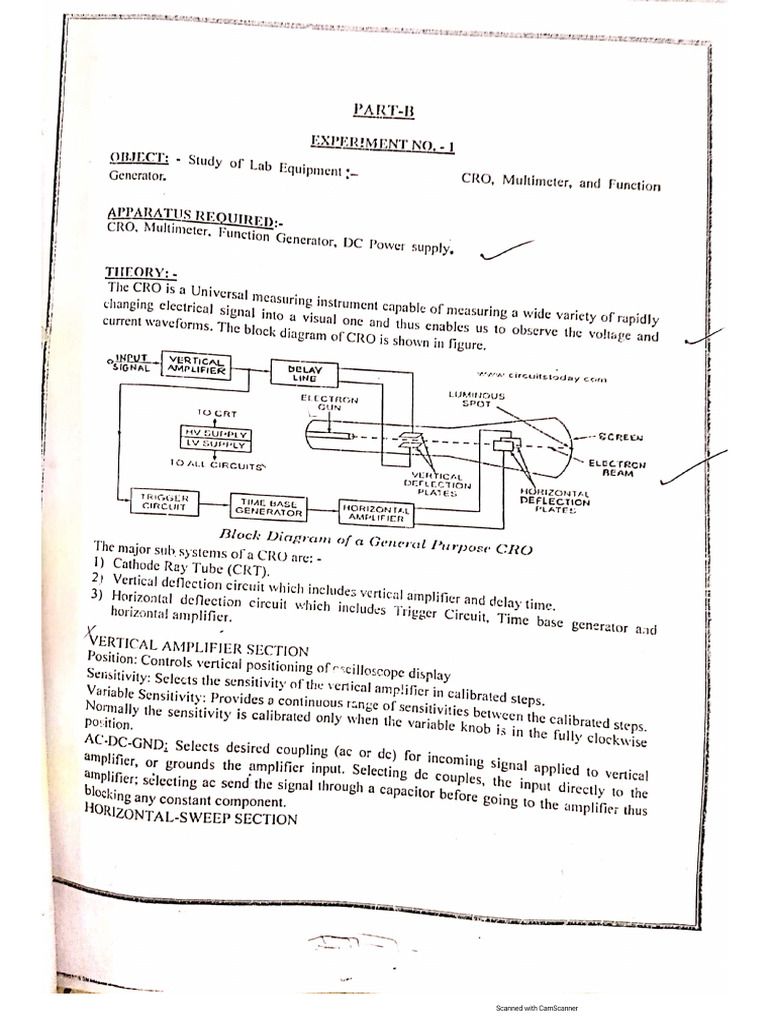 Electronics Practical Manual | PDF
