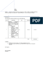 Adt Draft Qoutation For Pms of 1350kva Cummins QST 30