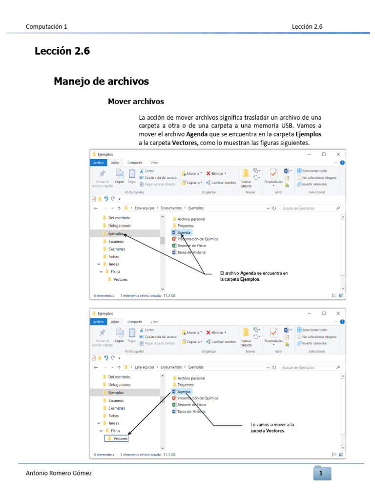 Manejo de Archivos en Windows: Guía Práctica | PDF | Archivo de ...