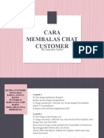 Cara Membalas Chat Customer