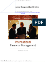 International Financial Management Eun 7th Edition Test Bank Full Download