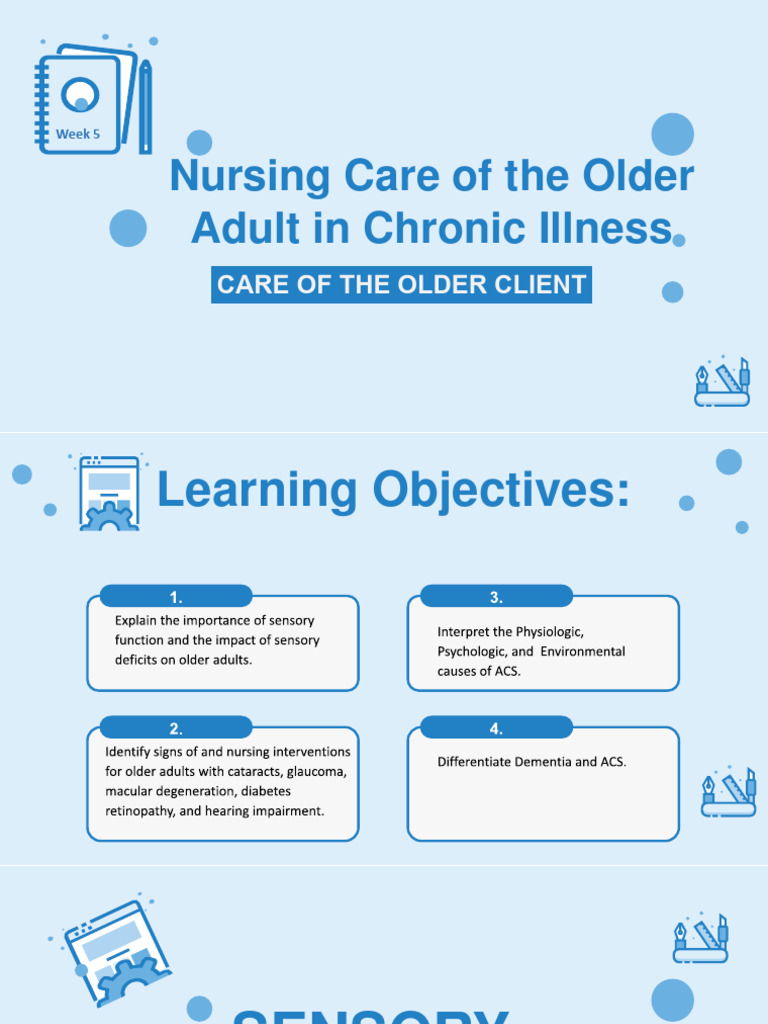 Nursing Care of The Older Adult in Chronic Illness JCC Converted 1 | PDF