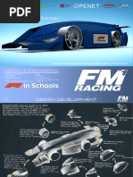 F1 in Schools Car Design Portfolio | PDF | Drag (Physics) | Force