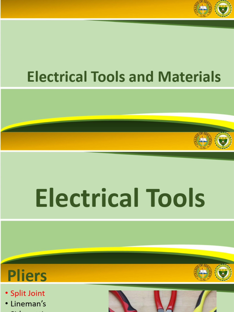 Electrical Tools and Mater PDF Switch Electrical Components