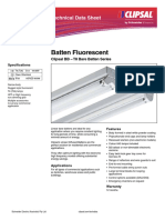 Batten Fluorescent: Technical Data Sheet