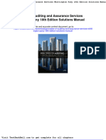 Principles of Auditing and Assurance Services Whittington Pany 18th Edition Solutions Manual Full Download