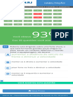 Simulado de Prova Teórica HABILITAÇÃO