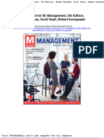 Solution Manual For M Management 5th Edition Thomas Bateman Scott Snell Robert Konopaske Full Download