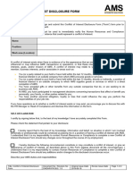 DHOHR-FR-093 11. Conflict of Interest Disclosure Form