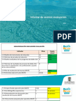 Avances evaluación Agosto