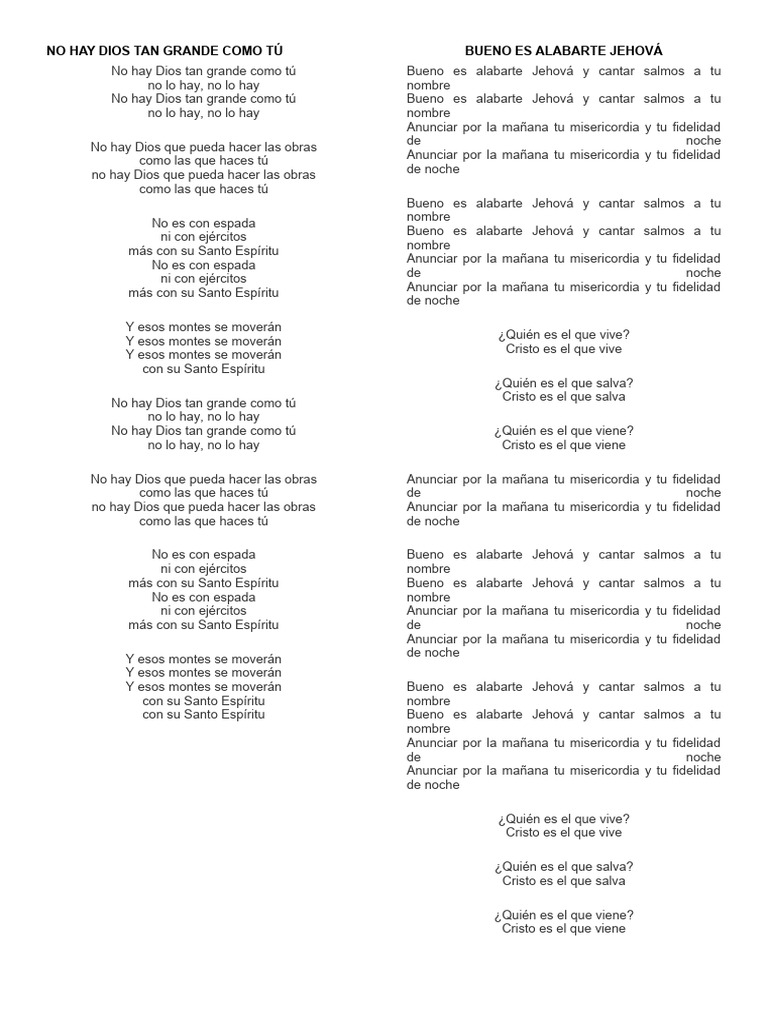 Coros Y Alabanzas Pdf