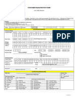 Customer Registration Form: (For Trade Account)